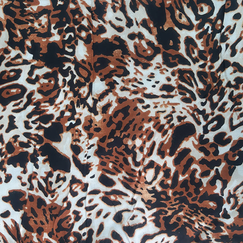 Tiger Print Fabric Crepe Fabric Images